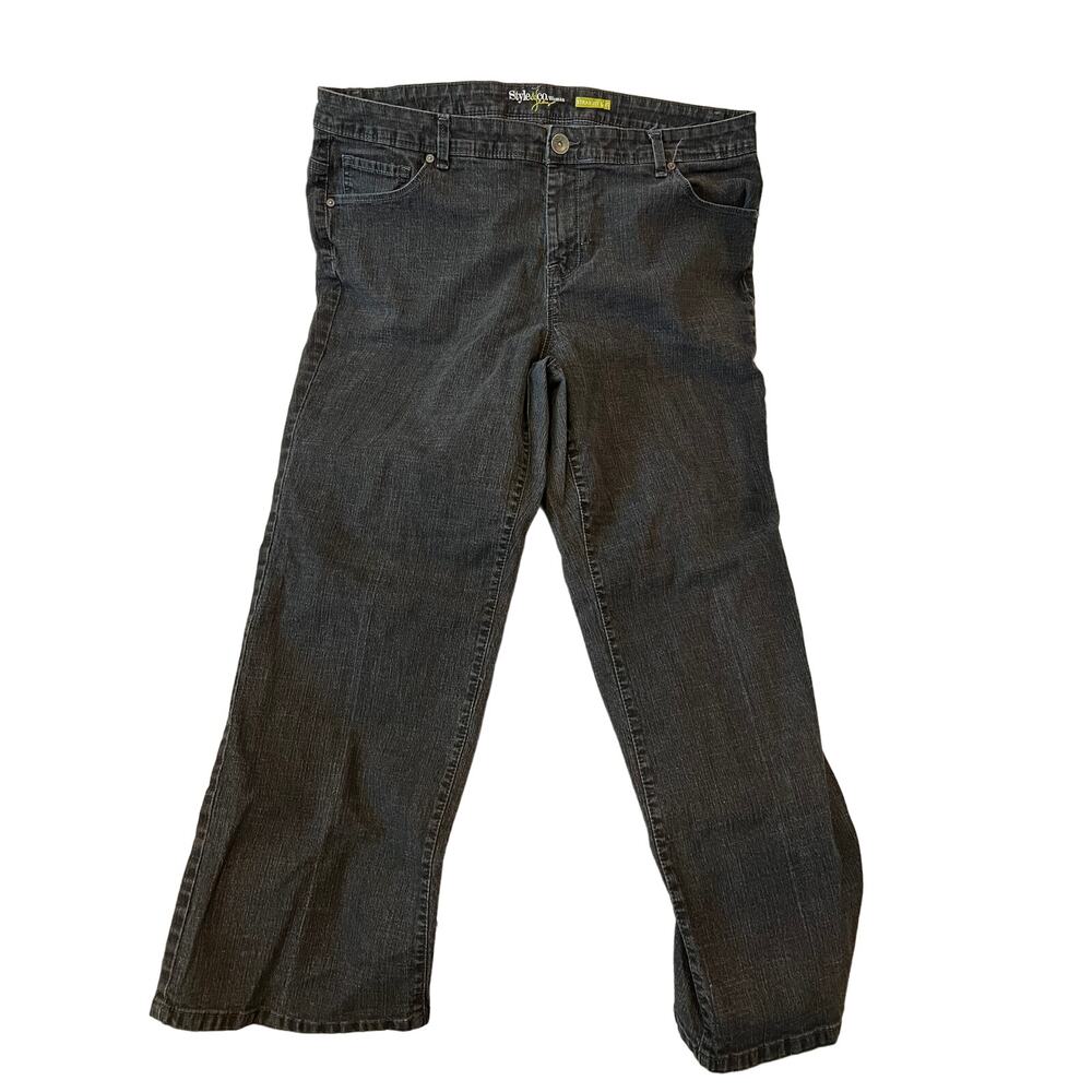 Style&Co Black Womans Jeans Regular Size 20W Petite